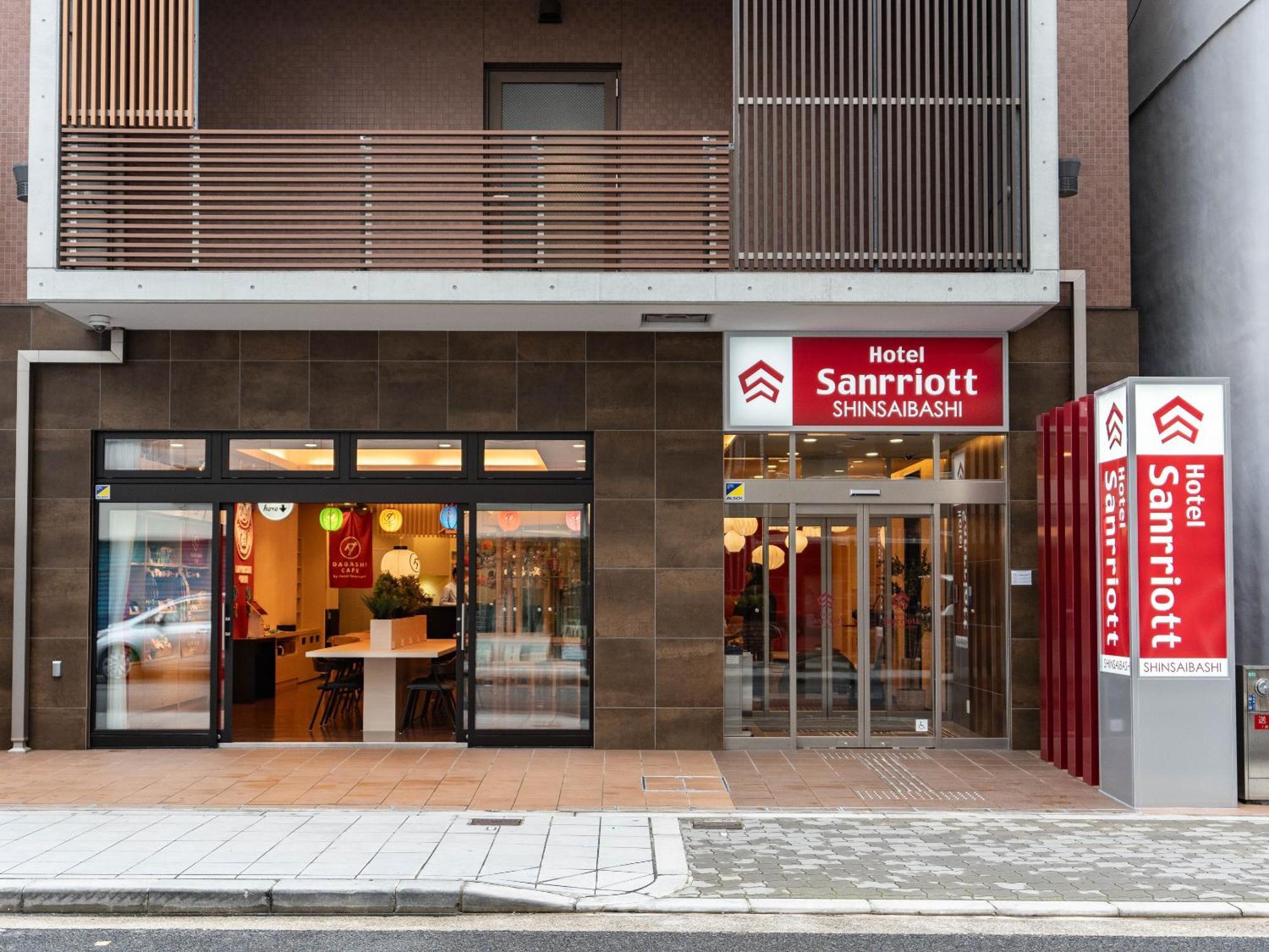 Hotel Sanrriott Shinsaibashi Osaka Exterior foto