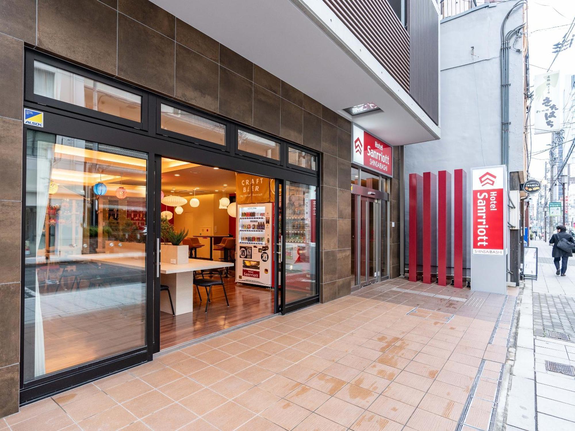 Hotel Sanrriott Shinsaibashi Osaka Exterior foto